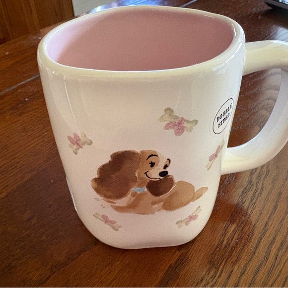 Disney Other - NWT Disney White Ceramic Mug with Pink Accent
